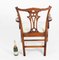 20th Century Chippendale Revival Mahogany Armchairs, Set of 10, Image 13