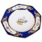 19th Century Cobalt Blue Porcelain Plate from Sevres Porcelain, Image 1