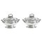 Sauce Tureens or Entree Dishes from Elkington, 19th Century, Set of 2, Image 1