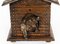 Black Forest Dog Kennel Cigar Box or Humidor in Oak, 19th Century 3