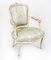 Louis Revival French Painted Armchairs, 19th Century, Set of 2, Image 2