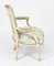 Louis Revival French Painted Armchairs, 19th Century, Set of 2 5