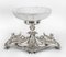 Victorian Silver-Plated Dragon Centerpiece in Cut Crystal from Elkington, 19th Century 18