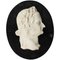 Placa italiana de mármol con el perfil del emperador Claudio, siglo XIX, Imagen 1