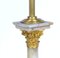 Victorian Ormolu Mounted Onyx Corinthian Column Table Lamp, 19th Century, Image 4