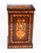 Dutch Freestanding Mahogany Marquetry Bedside Pedestal Cabinet, 19th Century, Image 3
