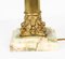 Lampada da tavolo in bronzo dorato e onice, Francia, XIX secolo, Immagine 7
