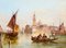 Alfred Pollentine, Grand Canal, Venise, 19ème Siècle, Huile sur Toile, Encadrée 3
