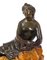Bronze halbnackte klassische Damen Skulpturen oder Buchstützen, 19. Jh., 2er Set 7