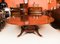 Jupe Dining Table, Leaf Cabinet, Lazy Susan & 10 Chairs, 20th Century, Set of 13 2