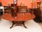 Jupe Dining Table, Leaf Cabinet, Lazy Susan & 10 Chairs, 20th Century, Set of 13 7