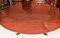 Jupe Dining Table, Leaf Cabinet, Lazy Susan & 10 Chairs, 20th Century, Set of 13 13