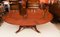 Jupe Dining Table, Leaf Cabinet, Lazy Susan & 10 Chairs, 20th Century, Set of 13 12