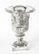 Grand Tour Borghese Silver Plated Bronze Campana Urns, 19th Century, Set of 2 17