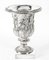 Grand Tour Borghese Silver Plated Bronze Campana Urns, 19th Century, Set of 2 16
