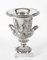 Grand Tour Borghese Silver Plated Bronze Campana Urns, 19th Century, Set of 2 2