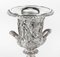 Grand Tour Borghese Silver Plated Bronze Campana Urns, 19th Century, Set of 2 8