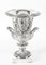 Grand Tour Borghese Silver Plated Bronze Campana Urns, 19th Century, Set of 2 3