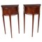 Dutch Mahogany Demilune Console Tables, 19th Century, Set of 2, Image 1