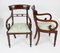 English Regency Revival Bar Back Dining Chairs, 20th Century, Set of 12 2