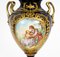Paris Porcelain & Ormolu Mounted 3 Piece Mantel Set, Early 20th Century, Set of 3, Image 11