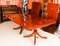 Twin Pillar Dining Table & 12 Dining Chairs by William Tillman, 20th Century, Set of 13 5
