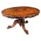 Burr Walnut Marquetry Dining or Centre Table, 19th Century 1