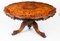 Burr Walnut Marquetry Dining or Centre Table, 19th Century 19