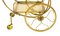 French Modernist Gilded Drinks Serving Trolley, Mid-20th Century, Image 5