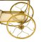 French Modernist Gilded Drinks Serving Trolley, Mid-20th Century, Image 4