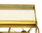Carrello bar modernista dorato, Francia, metà XX secolo, Immagine 8