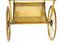 French Modernist Gilded Drinks Serving Trolley, Mid-20th Century 14