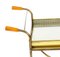 French Modernist Gilded Drinks Serving Trolley, Mid-20th Century 6