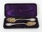 Victorian Silver Plated & Gilt Berry Serving Spoons, 19th Century, Set of 2 8
