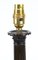 Lámpara de mesa Imperio de bronce, siglo XIX, Imagen 4