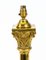19th Century Victorian Brass Corinthian Column Table Lamps, Set of 2 8