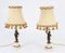 19th Century French Ormolu & Patinated Bronze Cherub Table Lamps, Set of 2 2