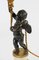 Französische Ormolu & patinierte Bronze Cherub Tischlampen, 19. Jh., 2er Set 7
