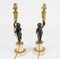 19th Century French Ormolu & Patinated Bronze Cherub Table Lamps, Set of 2 20