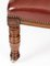 19th Century Victorian Oak Leather Desk Chair, Image 13