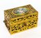 19th Century Brass Palais Royal Porcelain Mounted Casket, Image 7