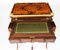 19th Century French Burr Walnut Marquetry Card or Writing Table, Image 13