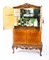 20th Century Burr Walnut Cocktail Drinks Dry Bar Cabinet, Image 12