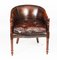 20th Century English Handmade Leather Desk Chairs, Set of 2 4