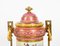 19th Century French Ormolu Mounted Pink Sevres Lidded Vases, Set of 2, Image 4