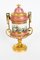 19th Century French Ormolu Mounted Pink Sevres Lidded Vases, Set of 2, Image 11