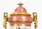 19th Century French Ormolu Mounted Pink Sevres Lidded Vases, Set of 2, Image 6