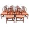 20th Century English Mahogany Regency Dining Chairs, Set of 10 1