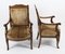 19th Century French Empire Armchair Fauteuils Chairs, Set of 2 2