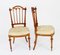 Victorian Satinwood Sheraton Revival Side Chairs, 19th-Century, Set of 2, Image 2